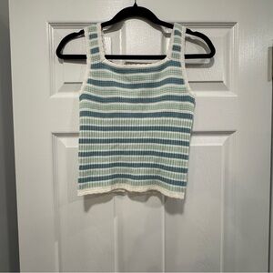 NOT FOR SALE
Abercrombie kids NWT Striped Knit Tank Top - Blue and White 11/12